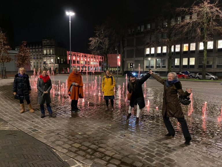 Soroptomisten in Arnhem tijdens Orange the World