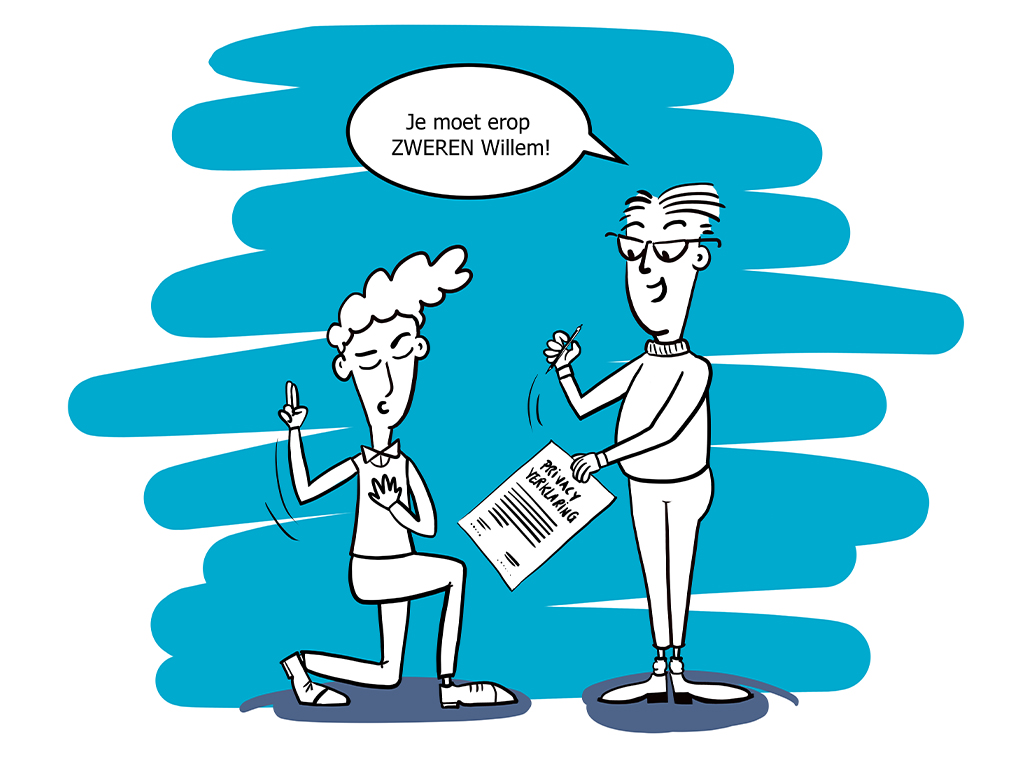 illustartie Wat moet je regelen om te voldoen aan de AVG?